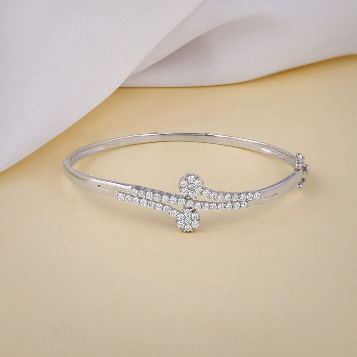 Silver You Sparkle Cuff Bracelet